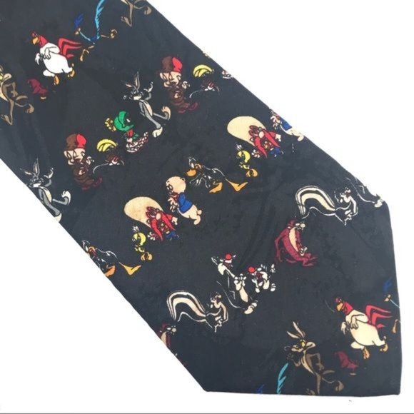 Looney Tunes Mania Tie All the Characters  57" - Picture 1 of 5